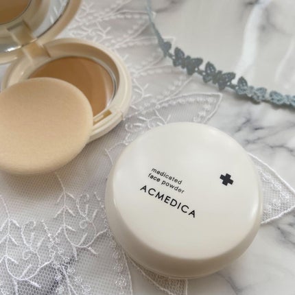 アクメディカ 薬用 フェイスパウダー クリア N/ナリスアップ/プレストパウダーを使ったクチコミ(6枚目)