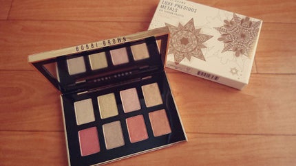 リュクス プレシャス メタルズ アイシャドウ パレット/BOBBI BROWN/アイシャドウパレットを使ったクチコミ(1枚目)