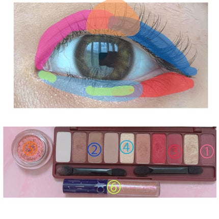 リキッド グリッター シャドウ/rom&nd/グリッターを使ったクチコミ(4枚目)