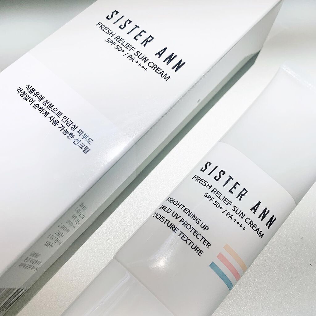 フレッシュリリーフ日焼け止めクリーム/SISTER ANN/日焼け止めクリームを使ったクチコミ(4枚目)