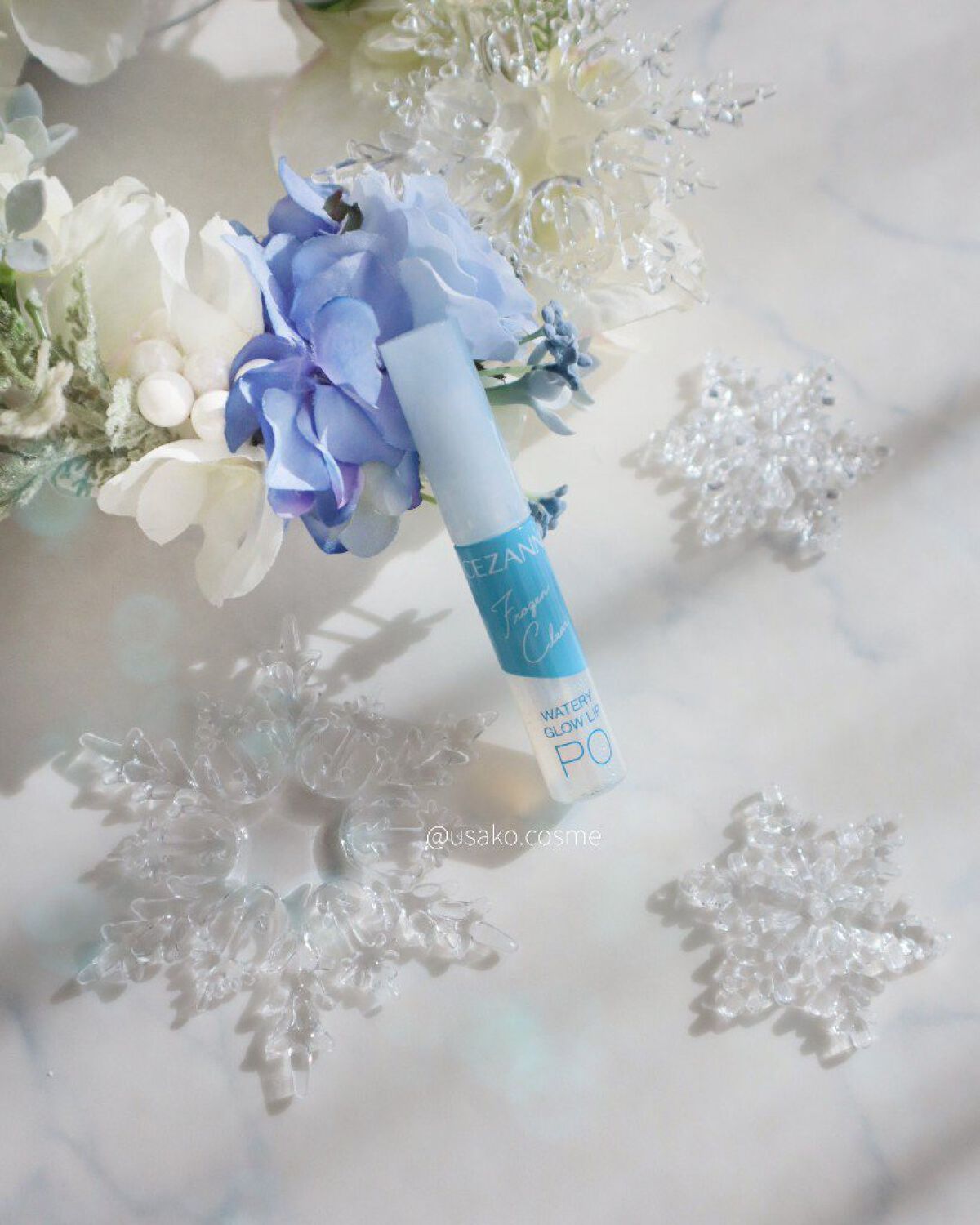 ウォータリーグロウリップ/CEZANNE/リップグロスを使ったクチコミ（1枚目）