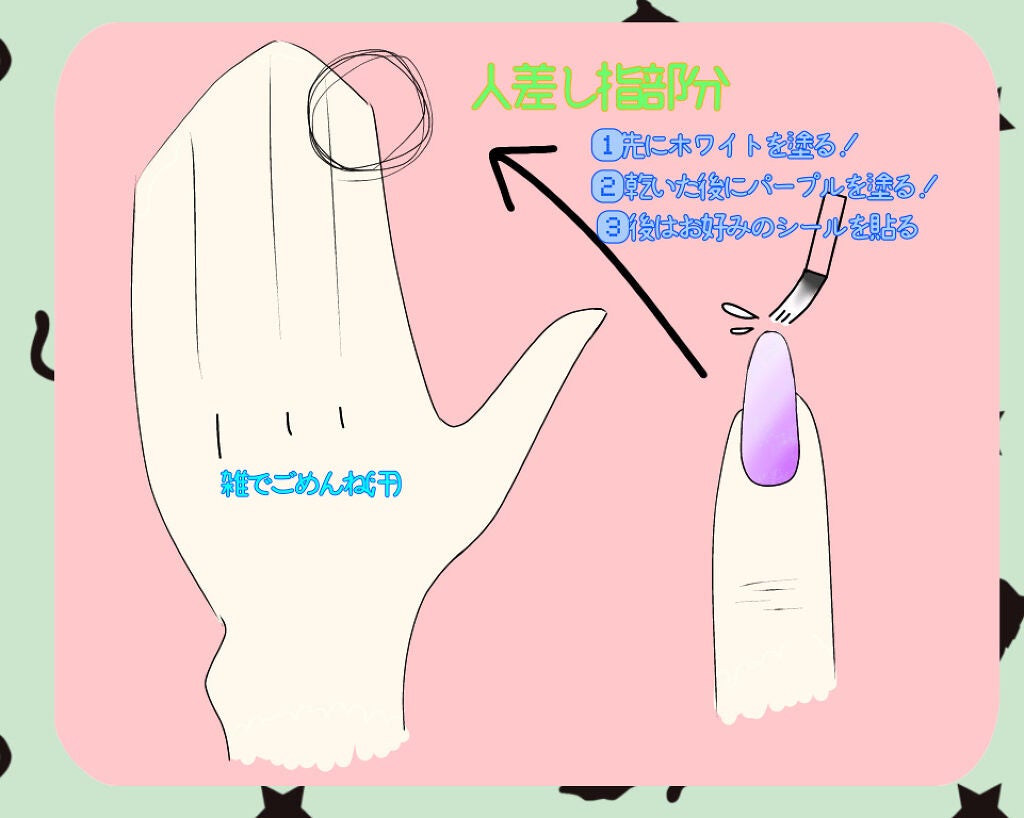 サンリオネイル/DAISO/マニキュアを使ったクチコミ(3枚目)