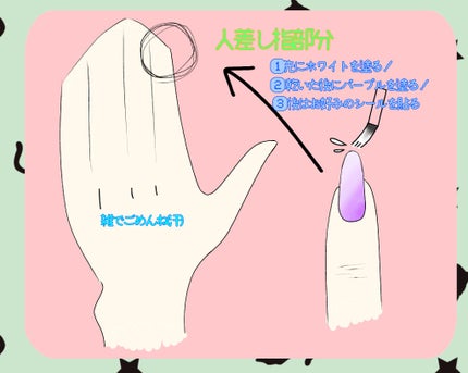 サンリオネイル/DAISO/マニキュアを使ったクチコミ(3枚目)