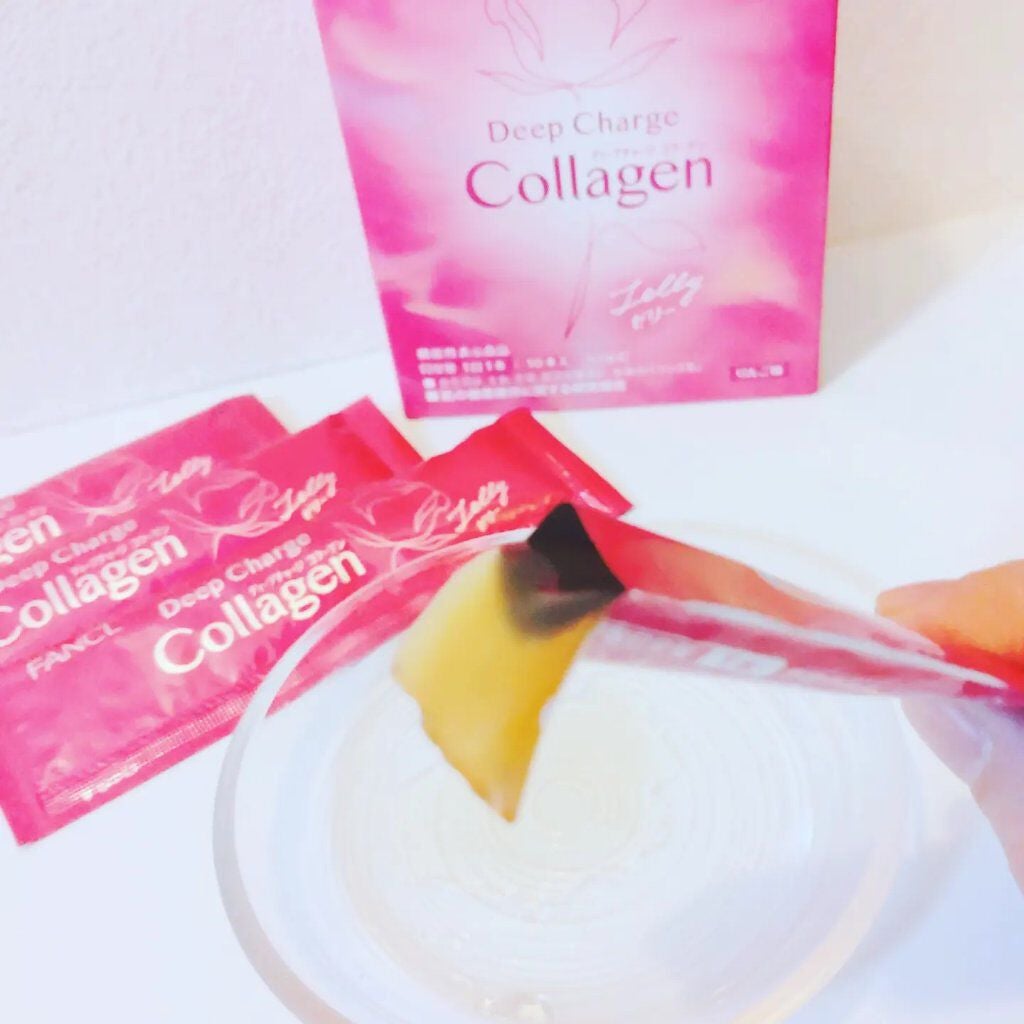 ディープチャージ コラーゲン スティックゼリー/ファンケル/美容サプリメントを使ったクチコミ(3枚目)
