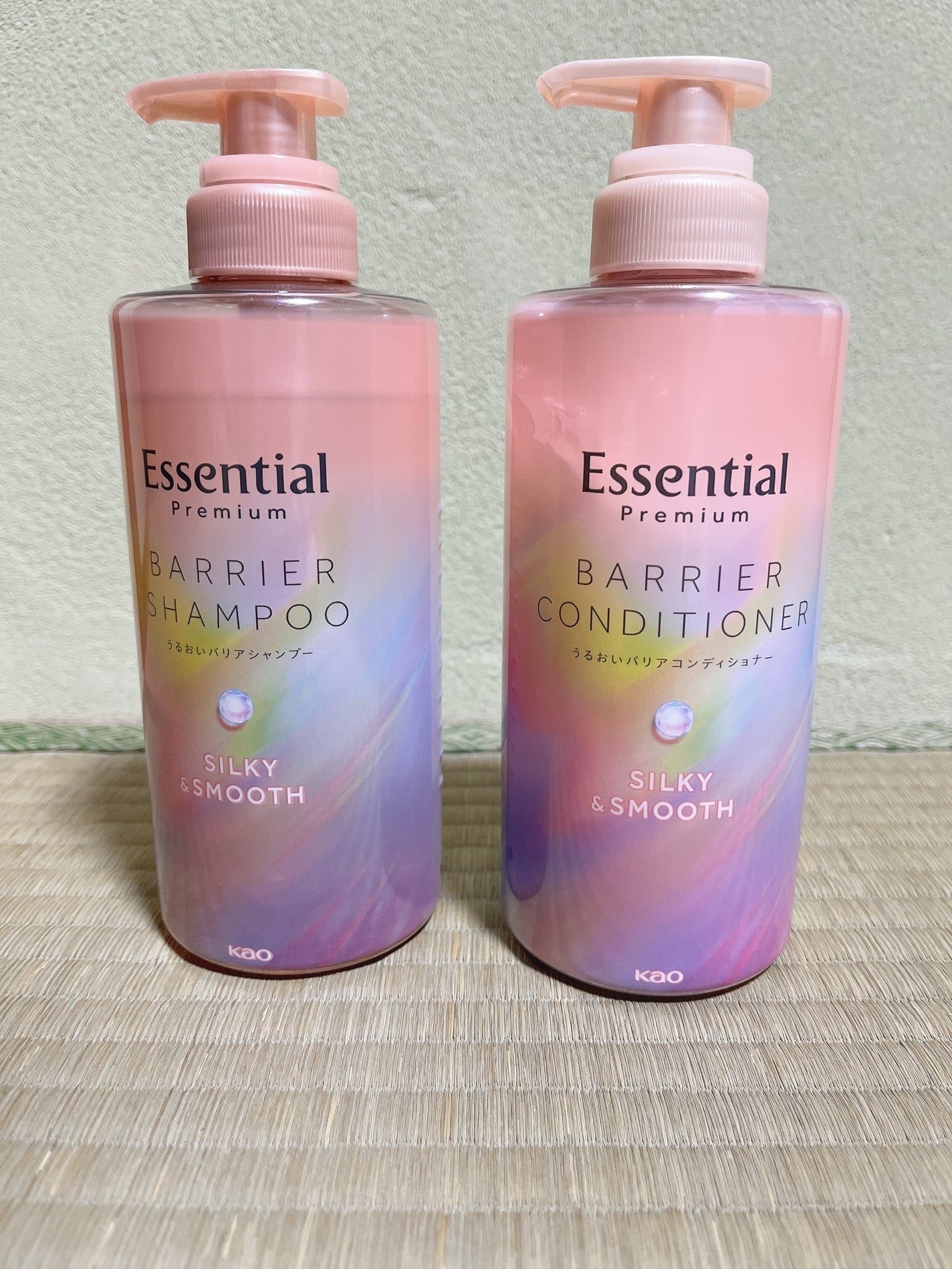 エッセンシャルプレミアム バリアシャンプー・コンディショナー シルキー&スムース/エッセンシャル/市販シャンプーを使ったクチコミ(1枚目)
