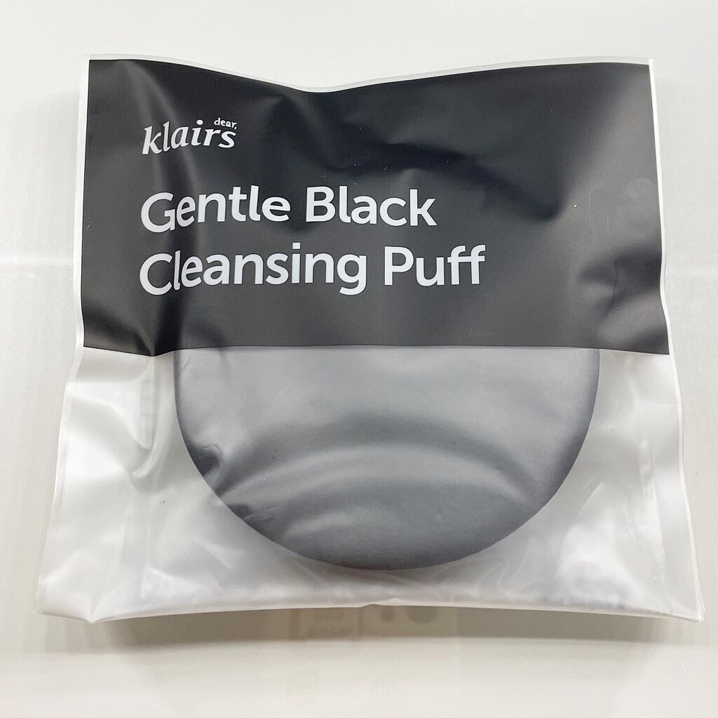 ジェントルブラッククレンジングパフ / Klairs