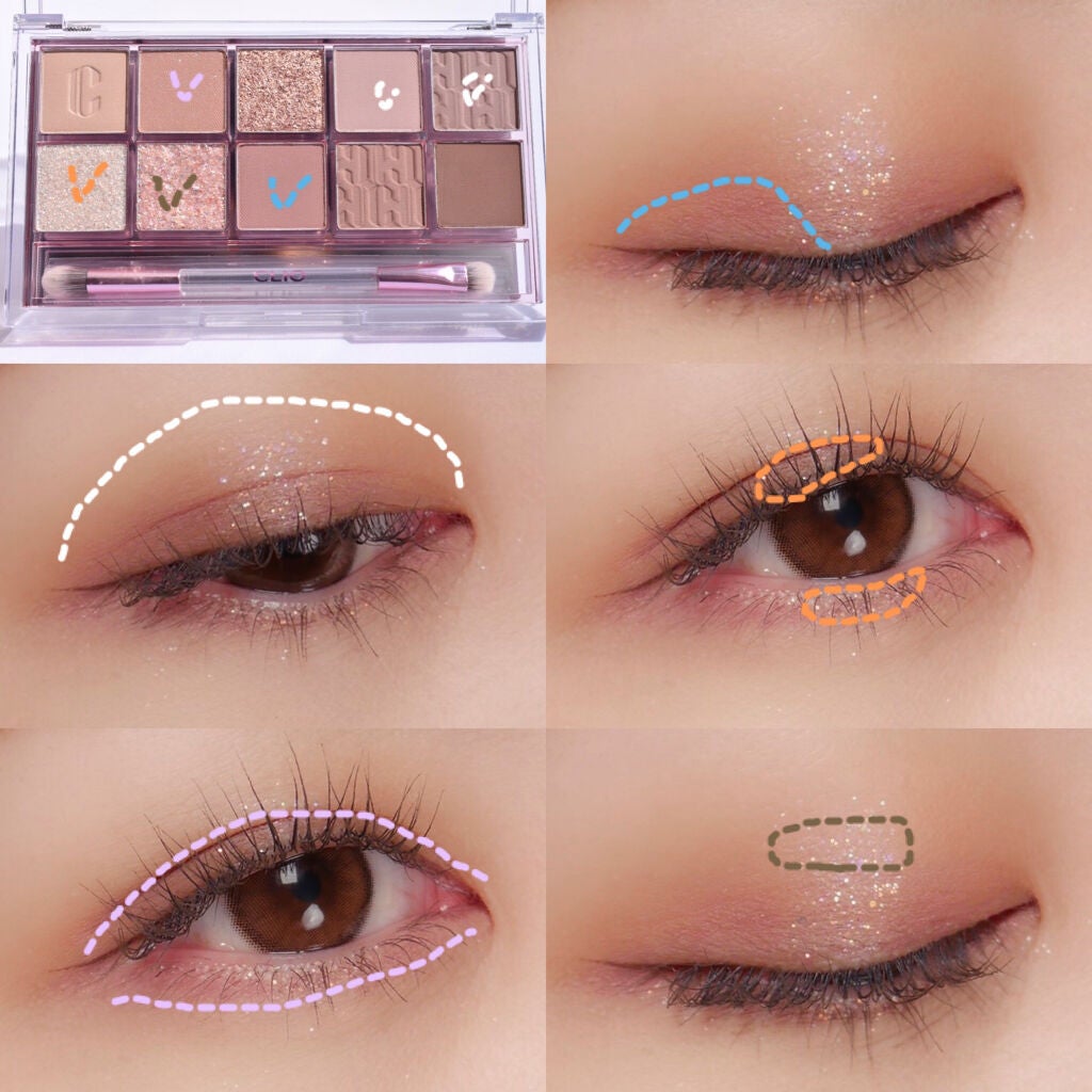 プロ アイ パレット/CLIO/アイシャドウパレットを使ったクチコミ(5枚目)