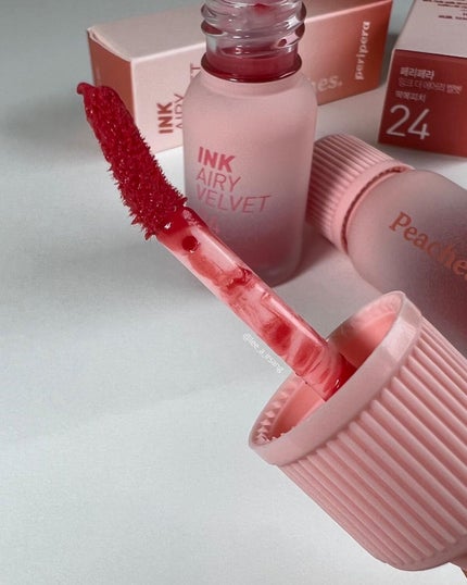 インク エアリー ベルベット/PERIPERA/口紅を使ったクチコミ(4枚目)