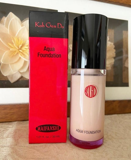 マイファンスィー アクアファンデーション/Koh Gen Do/リキッドファンデーションを使ったクチコミ(1枚目)