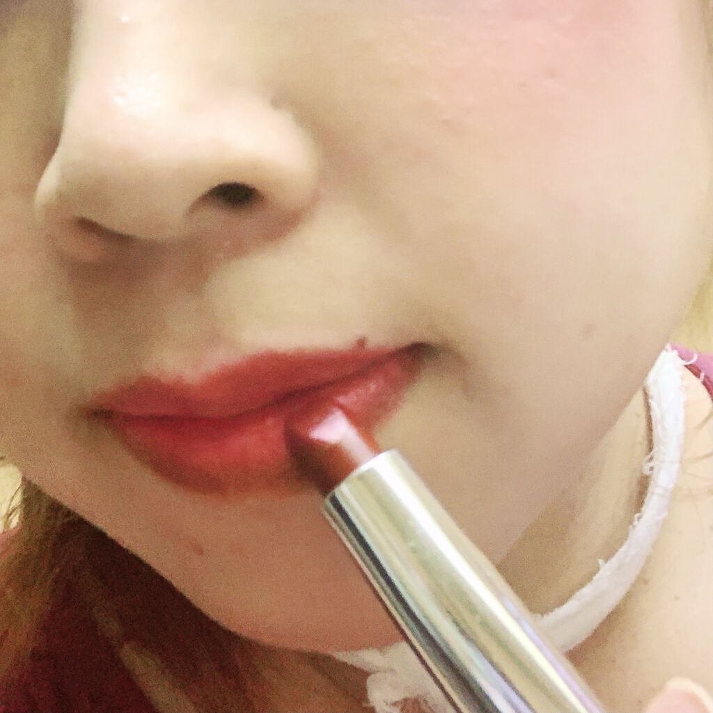 口紅（詰替用） 555 レッド系パール/ちふれ/口紅を使ったクチコミ（1枚目）