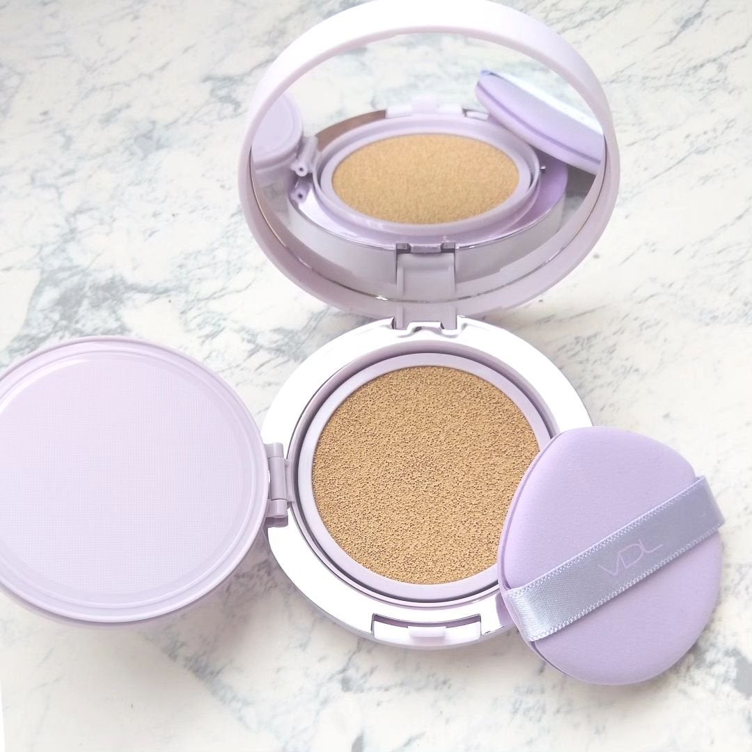 パーフェクティング シルキーフィット カバー クッション ファンデーション/VDL/クッションファンデーションを使ったクチコミ(3枚目)