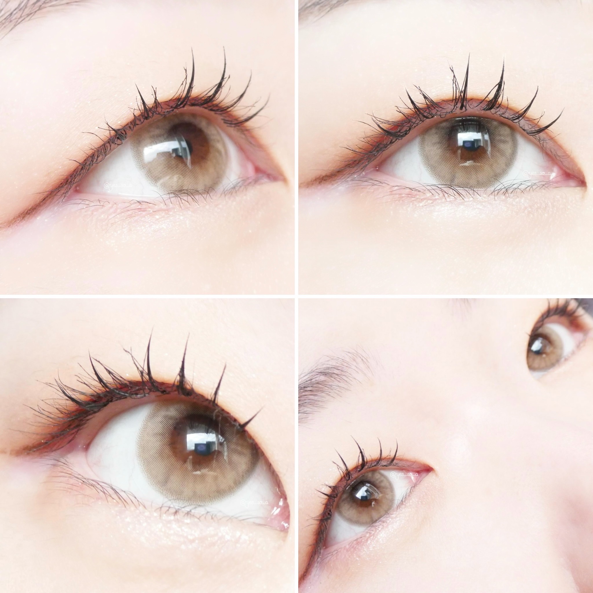 ロシアンスモーキー ブラウン/OLENS/カラーコンタクトレンズを使ったクチコミ（3枚目）