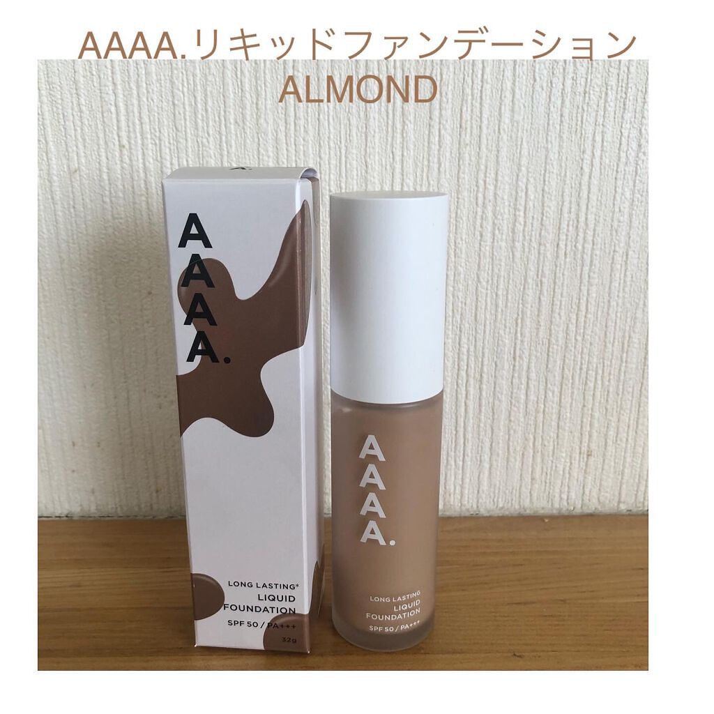 新品未開封】AAAA. リキッドファンデーション ALMOND 4本 AAAA.(フォー