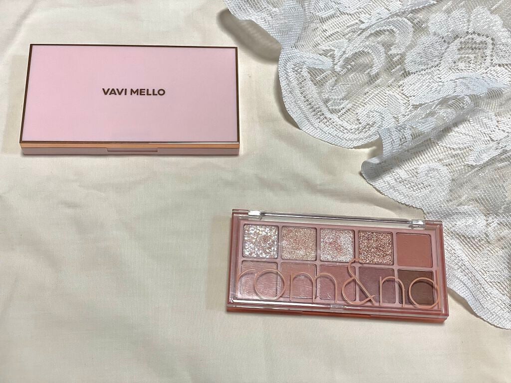 バレンタインボックス3ローズモーメント/VAVI MELLO/アイシャドウパレットを使ったクチコミ(2枚目)