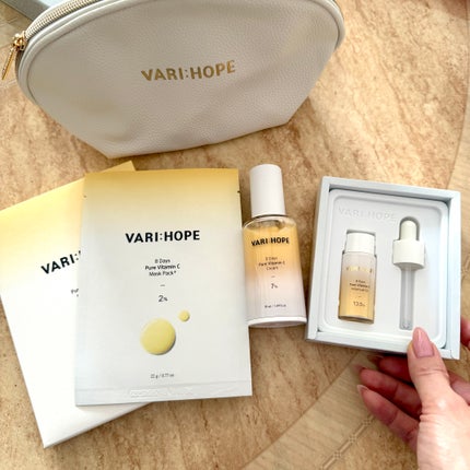 8デイズピュアビタミンCアンプル/VARI:HOPE/美容液を使ったクチコミ(4枚目)