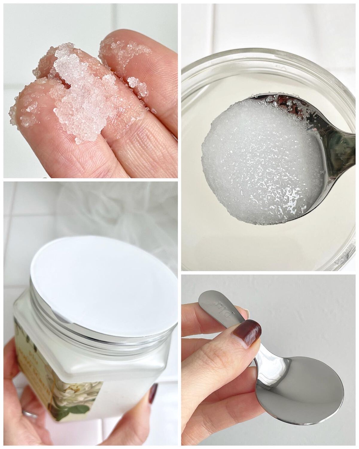 パヒュームドボディスクラブ ホワイトブラン/plu/ボディスクラブを使ったクチコミ(2枚目)