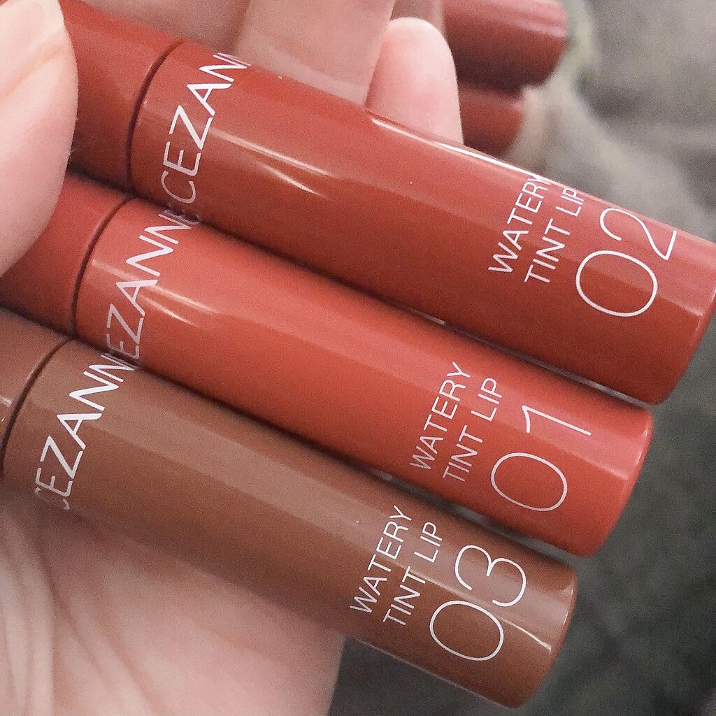 ウォータリーティントリップ/CEZANNE/リップティントを使ったクチコミ（1枚目）