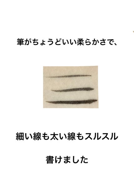 極細アイライナーEX/CEZANNE/リキッドアイライナーを使ったクチコミ(3枚目)