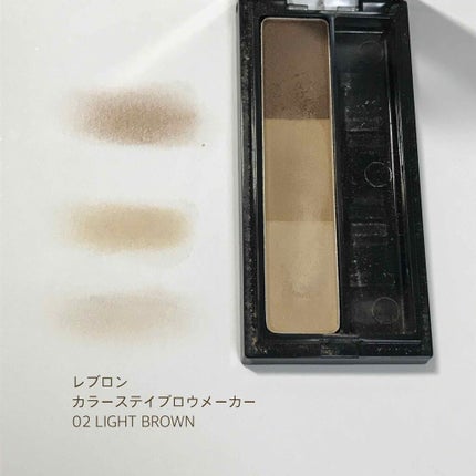 カラーステイ ブロウ メーカー/REVLON/パウダーアイブロウを使ったクチコミ(3枚目)