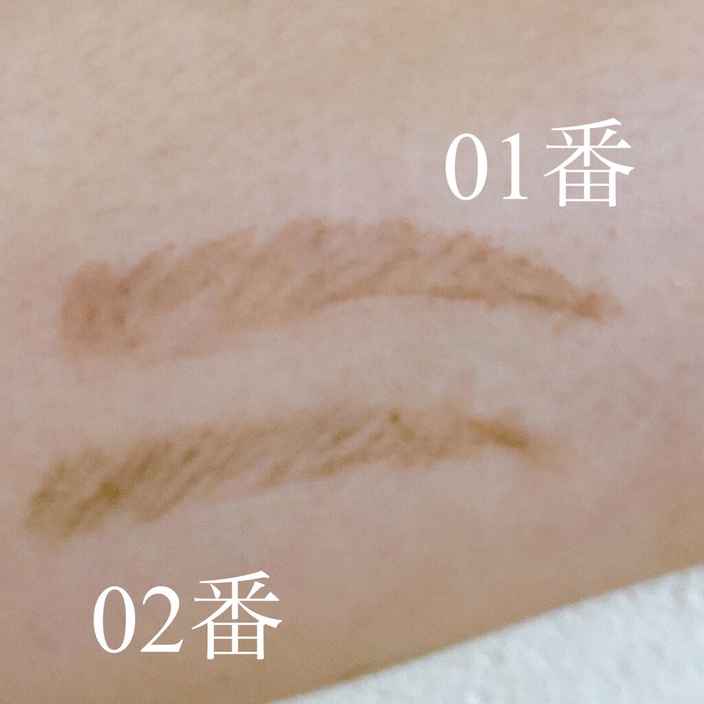 ブラシ付きアイブロウ繰り出し/CEZANNE/アイブロウペンシルを使ったクチコミ(4枚目)