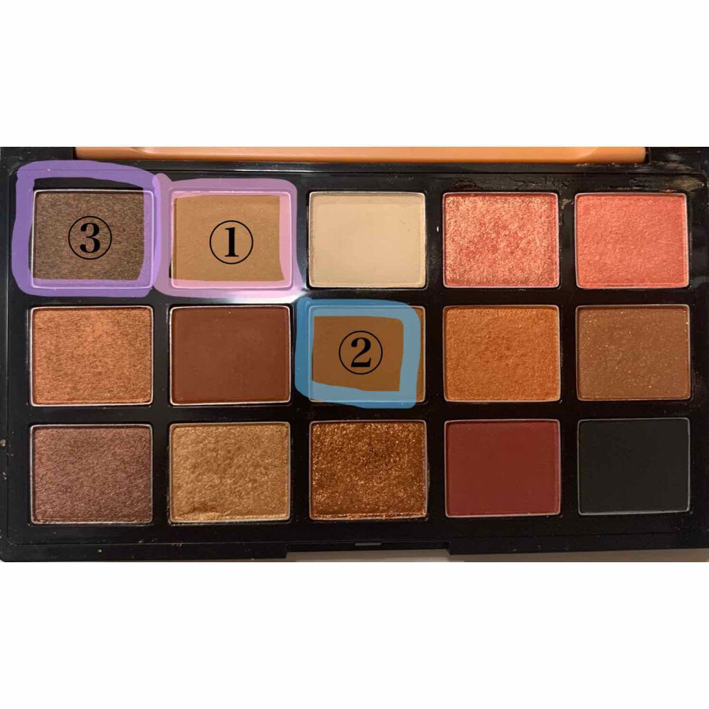 プレイカラーアイパレット レオパードランウェイ/ETUDE/アイシャドウパレットを使ったクチコミ（3枚目）