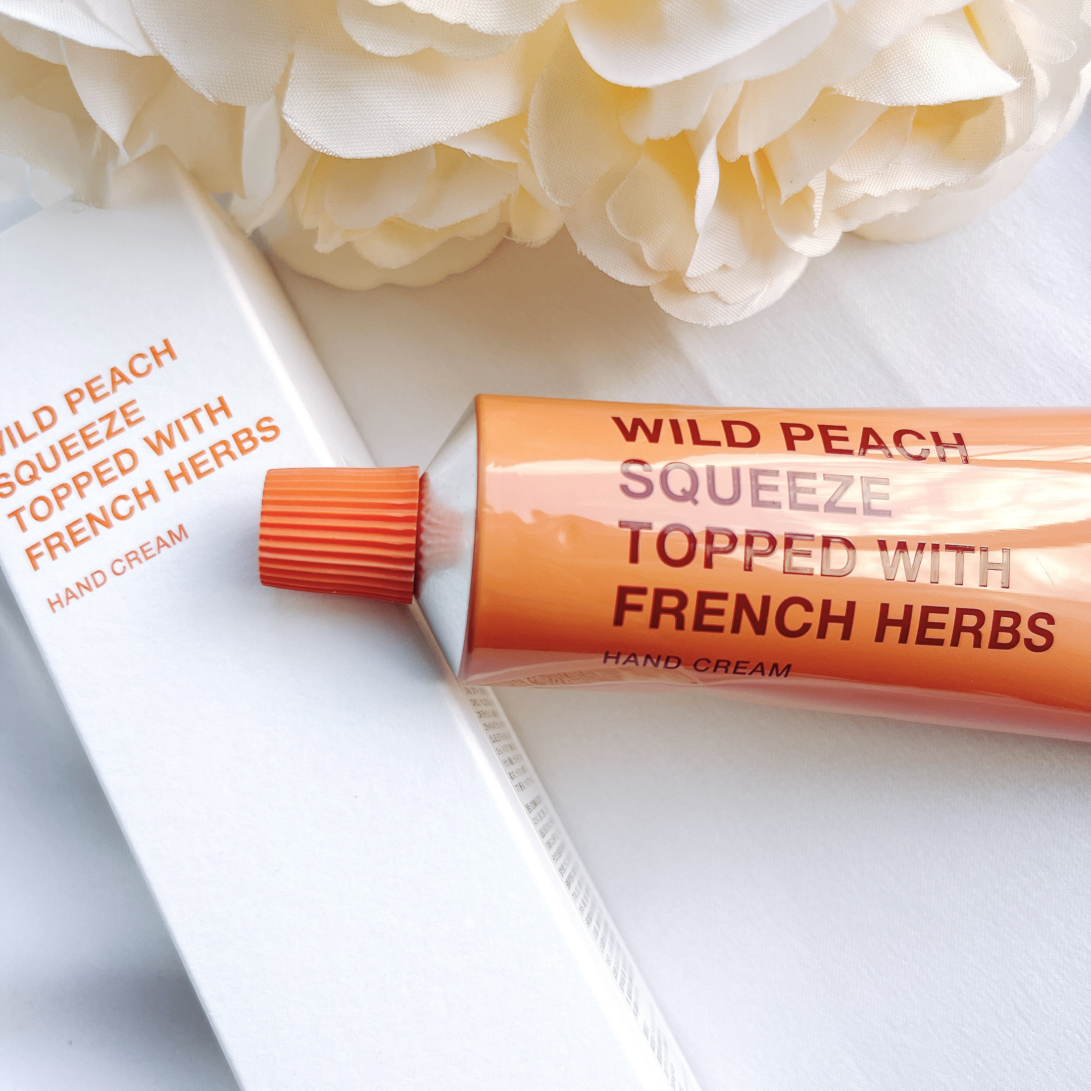 ワイルドピーチ ハンドクリーム/KUOCA/ハンドクリームを使ったクチコミ（1枚目）