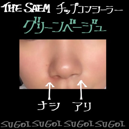 カバーパーフェクション チップコンシーラー/the SAEM/リキッドコンシーラーを使ったクチコミ(1枚目)
