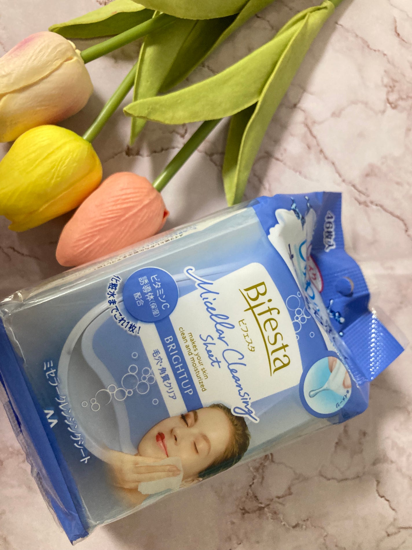 ミセラークレンジングシート ブライトアップ/ビフェスタ/クレンジングシートを使ったクチコミ(1枚目)