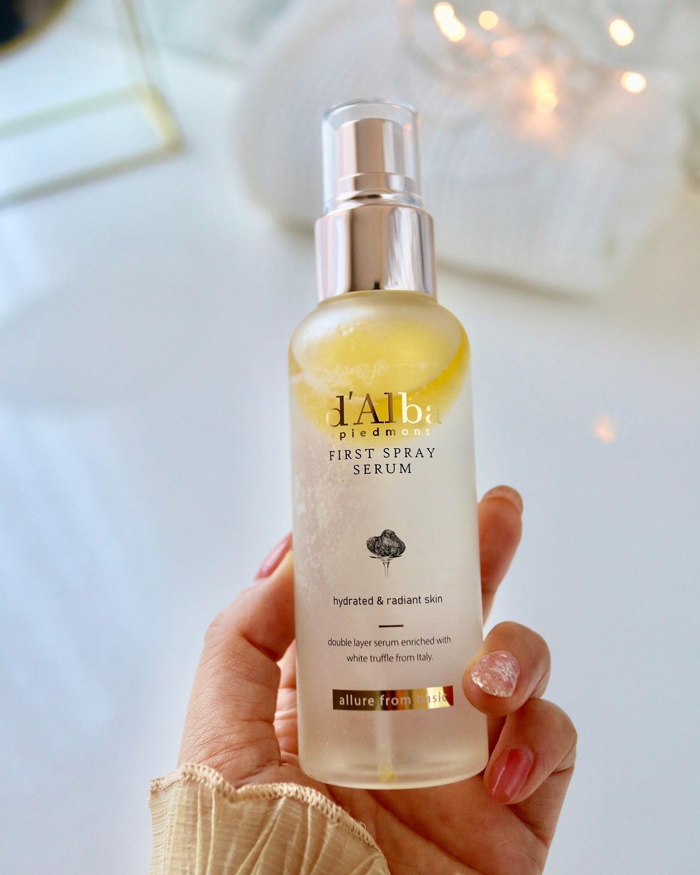 ダルバ ホワイトトリュフファーストスプレーセラム/ダルバ/ミスト状化粧水を使ったクチコミ(2枚目)