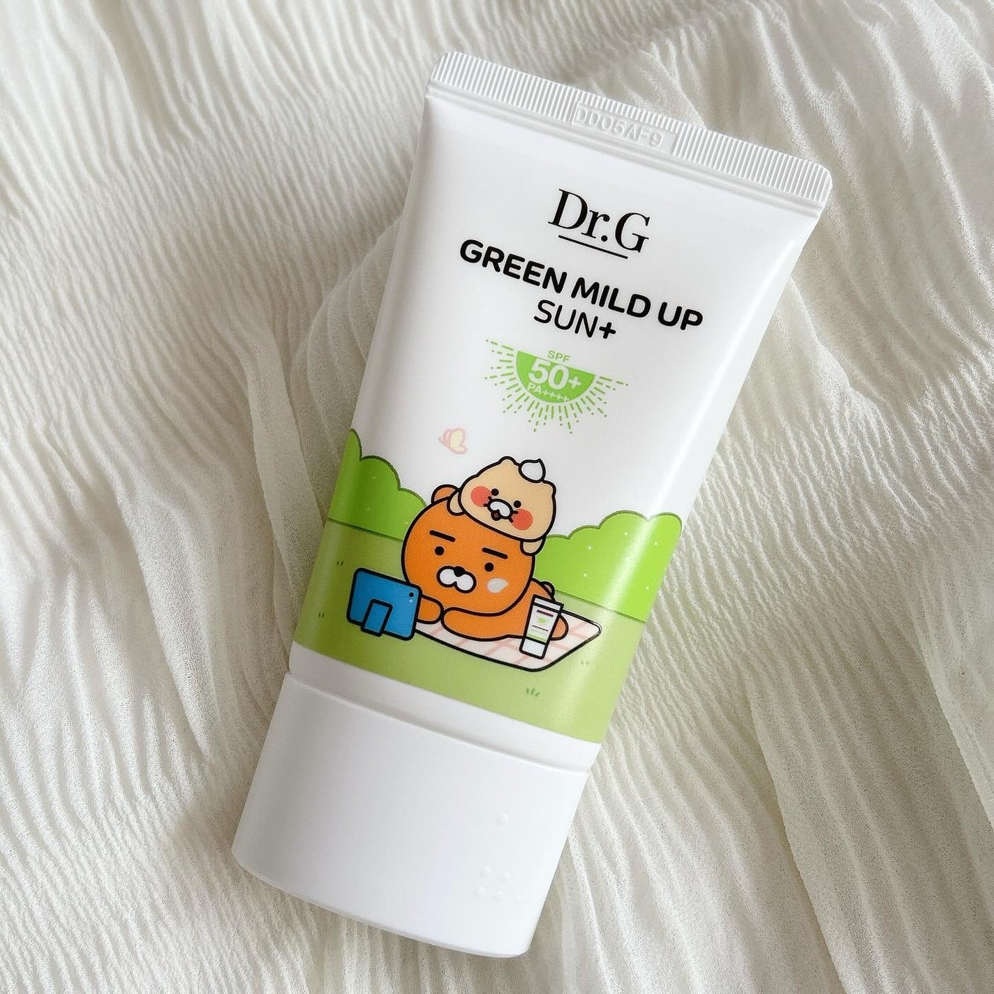 グリーンマイルドアップサンプラス/Dr.G/日焼け止めクリームを使ったクチコミ(2枚目)