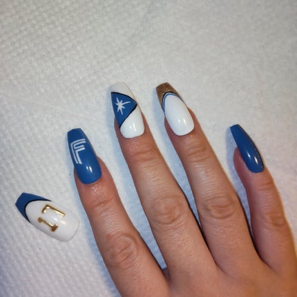 BRG ジェルネイル 4 ゴールド/DAISO/ジェルネイルの画像