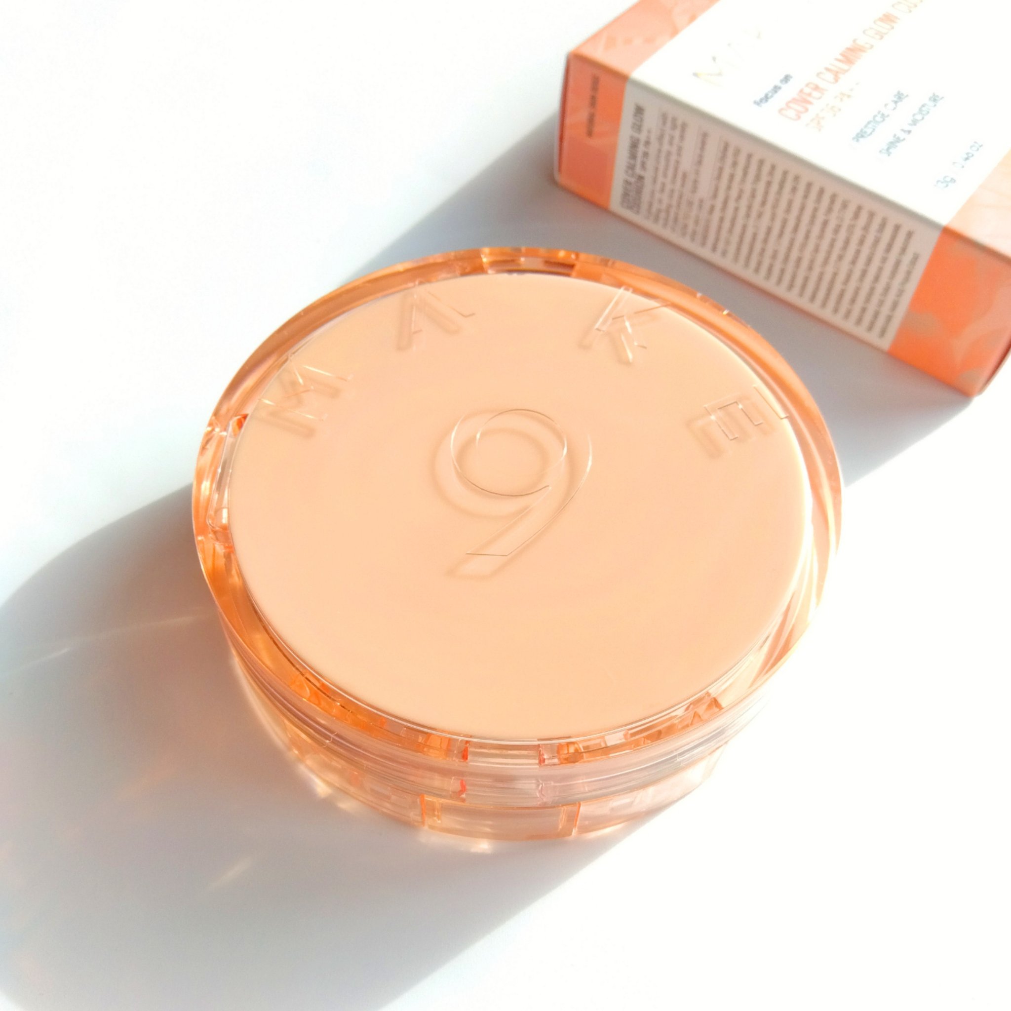 ヌードカーミンググロークッション/MAKE9/クッションファンデーションを使ったクチコミ（1枚目）