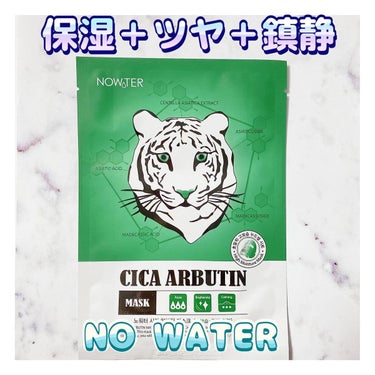 シカアルブチンマスク/NOWATER/シートマスク・パックを使ったクチコミ（1枚目）