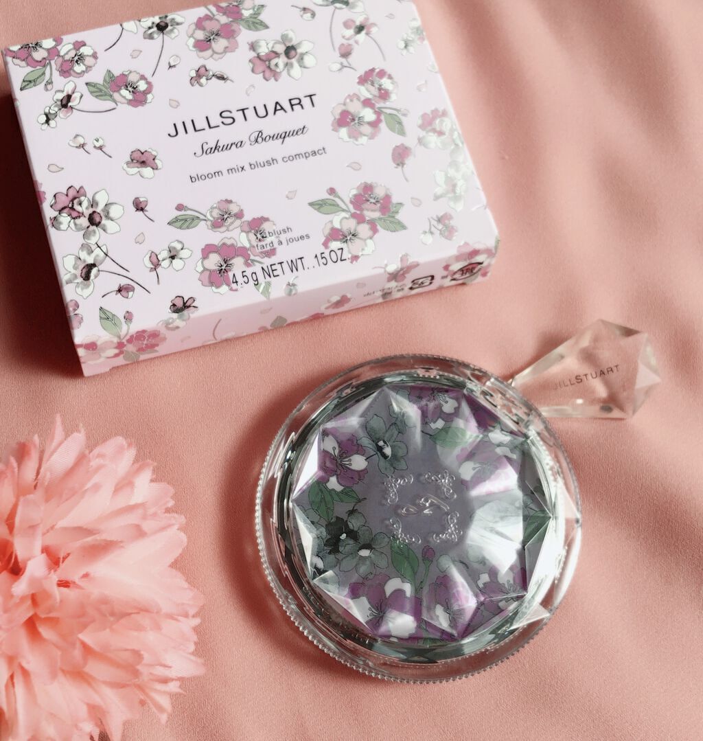 サクラブーケ ブルーム ミックスブラッシュ コンパクト/JILL STUART/パウダーチークを使ったクチコミ（2枚目）