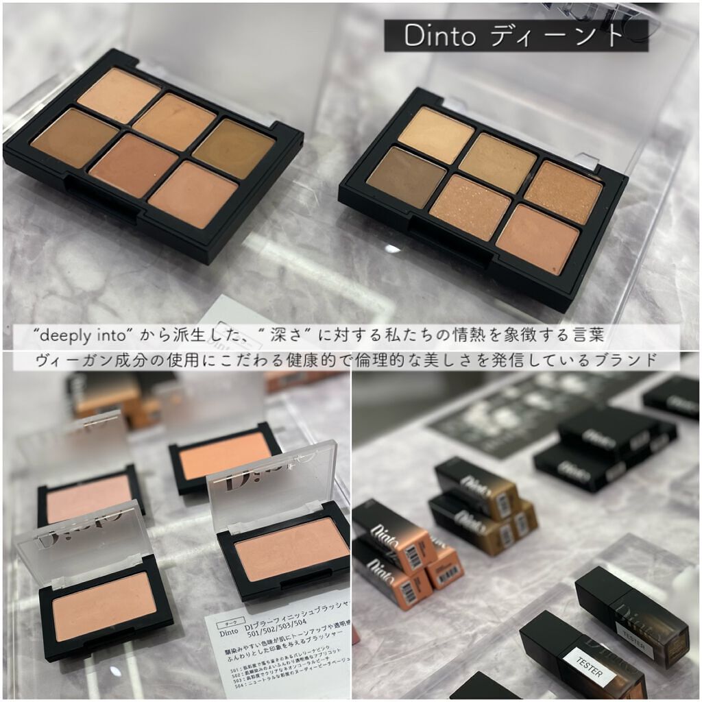 ブラーフィニシュシャドウパレット/Dinto/アイシャドウパレットを使ったクチコミ(4枚目)