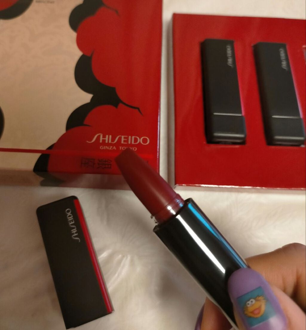 モダンマット パウダーリップスティック ミニセット リミテッド エディション/SHISEIDO/口紅を使ったクチコミ(4枚目)