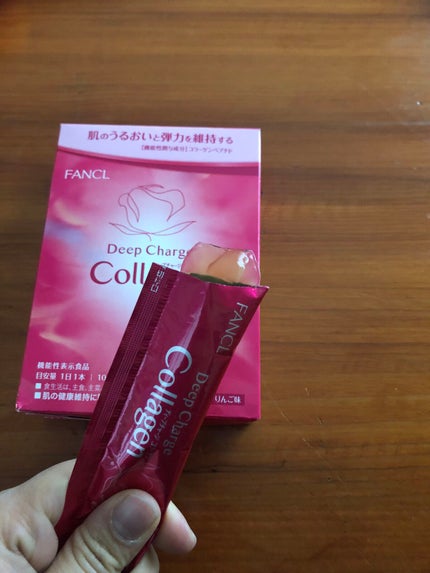 ディープチャージ コラーゲン スティックゼリー/ファンケル/美容サプリメントを使ったクチコミ(1枚目)