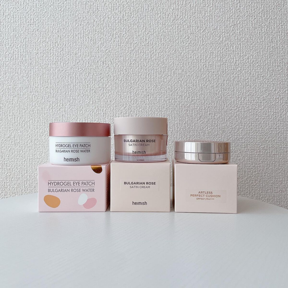 ブルガリアンローズ　サテンクリーム/heimish/フェイスクリームを使ったクチコミ（3枚目）