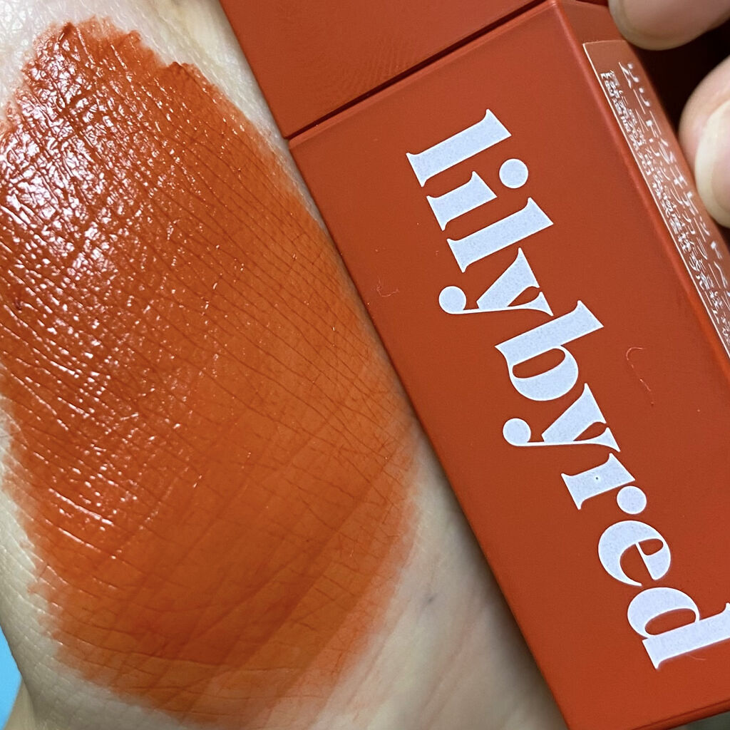 ムードライアー ベルベットティント/lilybyred/リップティントを使ったクチコミ（2枚目）