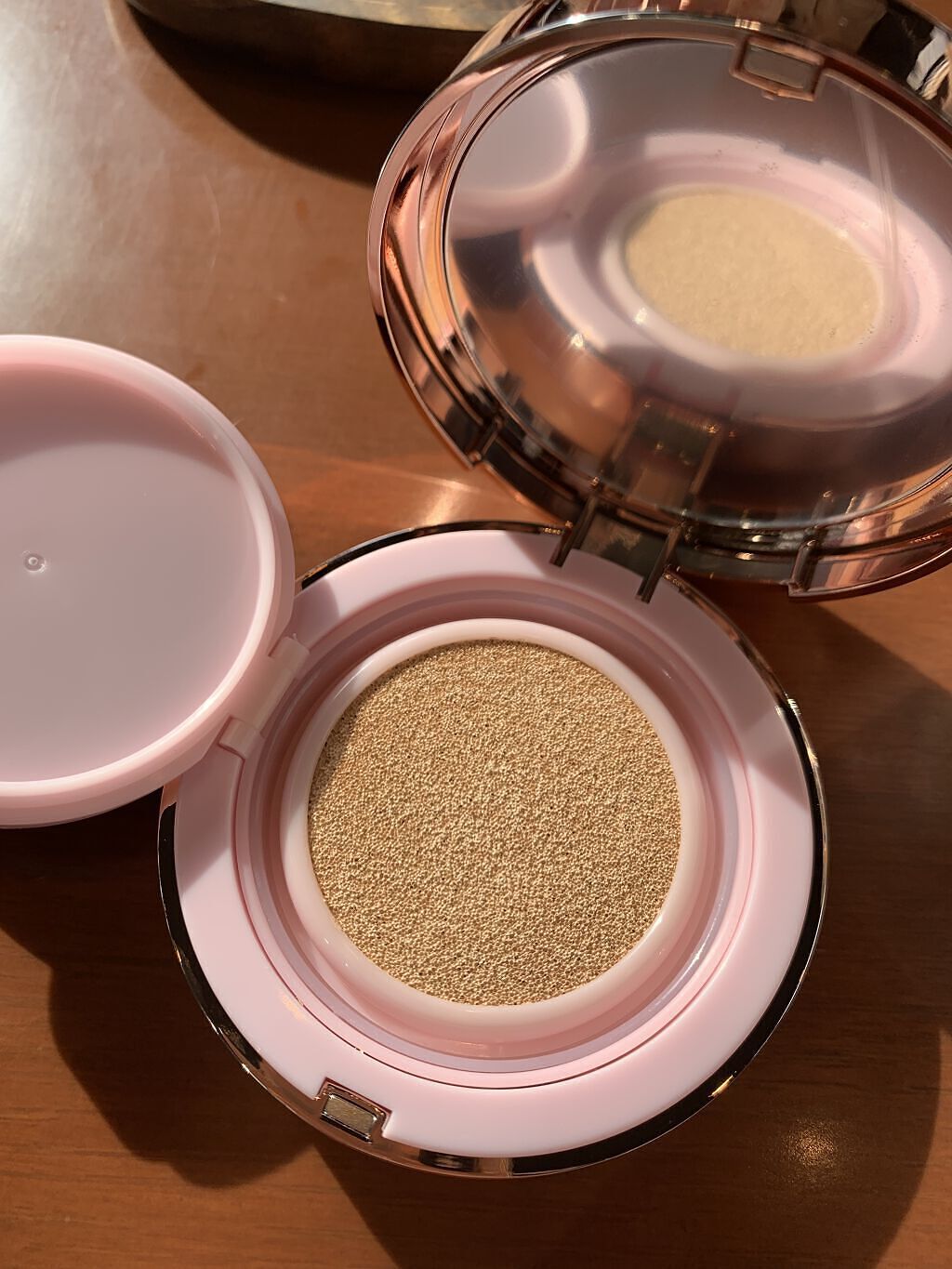 ピンクティーツリーカバークッション/APLIN/クッションファンデーションを使ったクチコミ（2枚目）