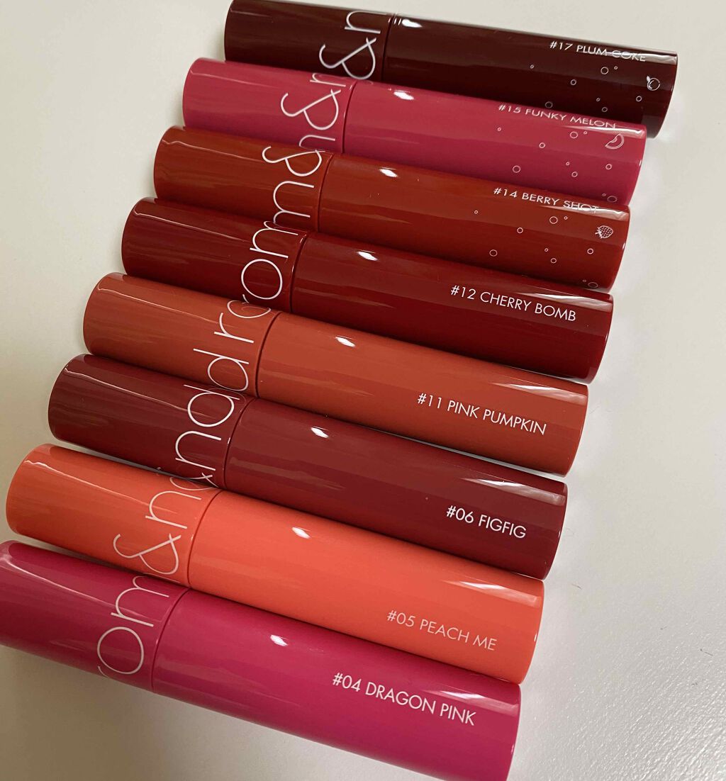 ジューシーラスティングティント/rom&nd/リップティントを使ったクチコミ（1枚目）