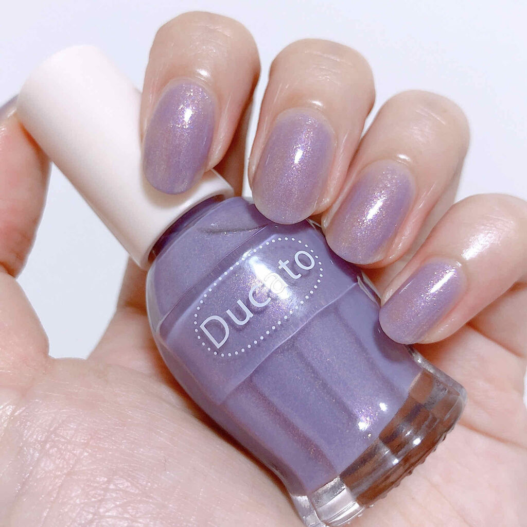 ナチュラルネイルカラーN 120 サンセットパープル/デュカート/マニキュアを使ったクチコミ（2枚目）