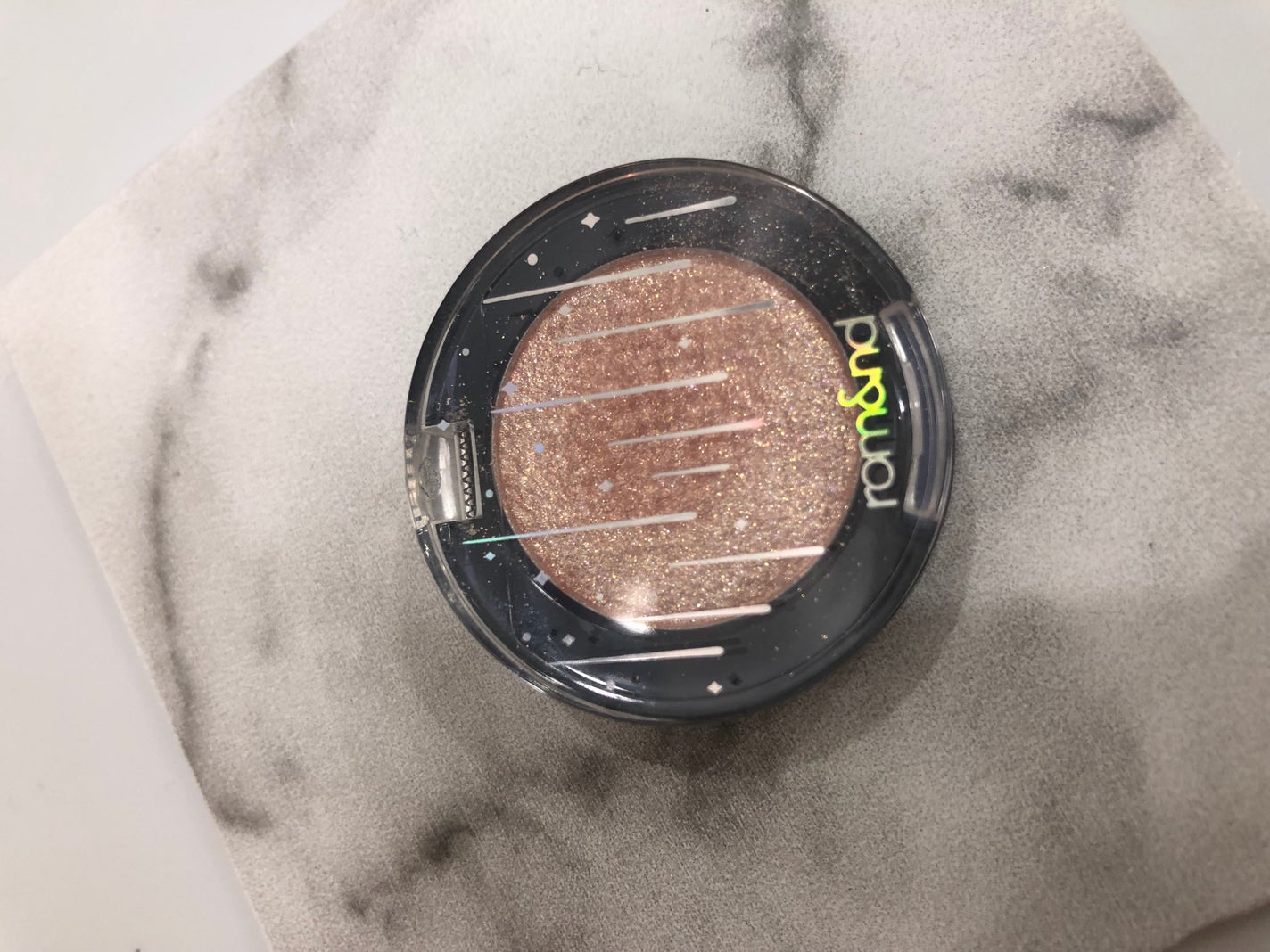 グリッター シャドウ カラー/rom&nd/グリッターを使ったクチコミ(1枚目)