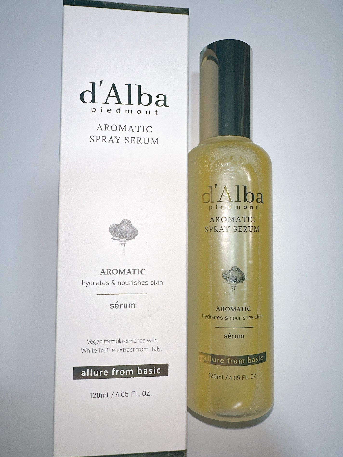 ホワイトトリュフファーストアロマティックスプレーセラム/ダルバ/ミスト状化粧水を使ったクチコミ(1枚目)