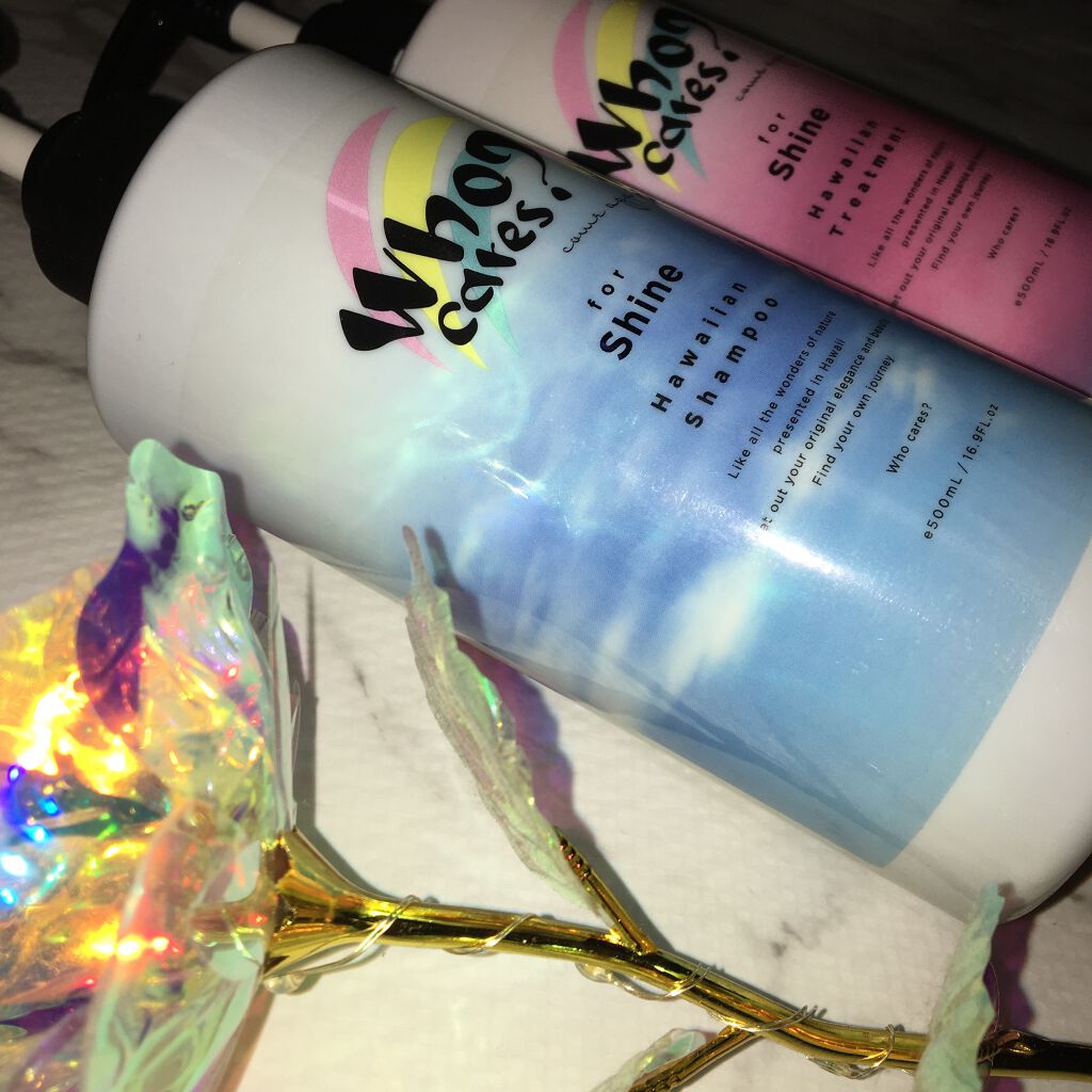 ハワイアンシャンプー＆トリートメント ＜シャイン＞/who cares?/市販シャンプーを使ったクチコミ（1枚目）