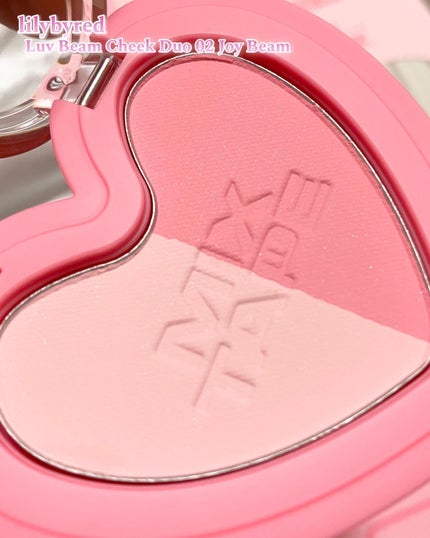 ラブビームチークデュオ/lilybyred/パウダーチークを使ったクチコミ(5枚目)