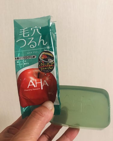 ソープ AHA＆ピール/クレンジングリサーチ/洗顔石鹸を使ったクチコミ（1枚目）