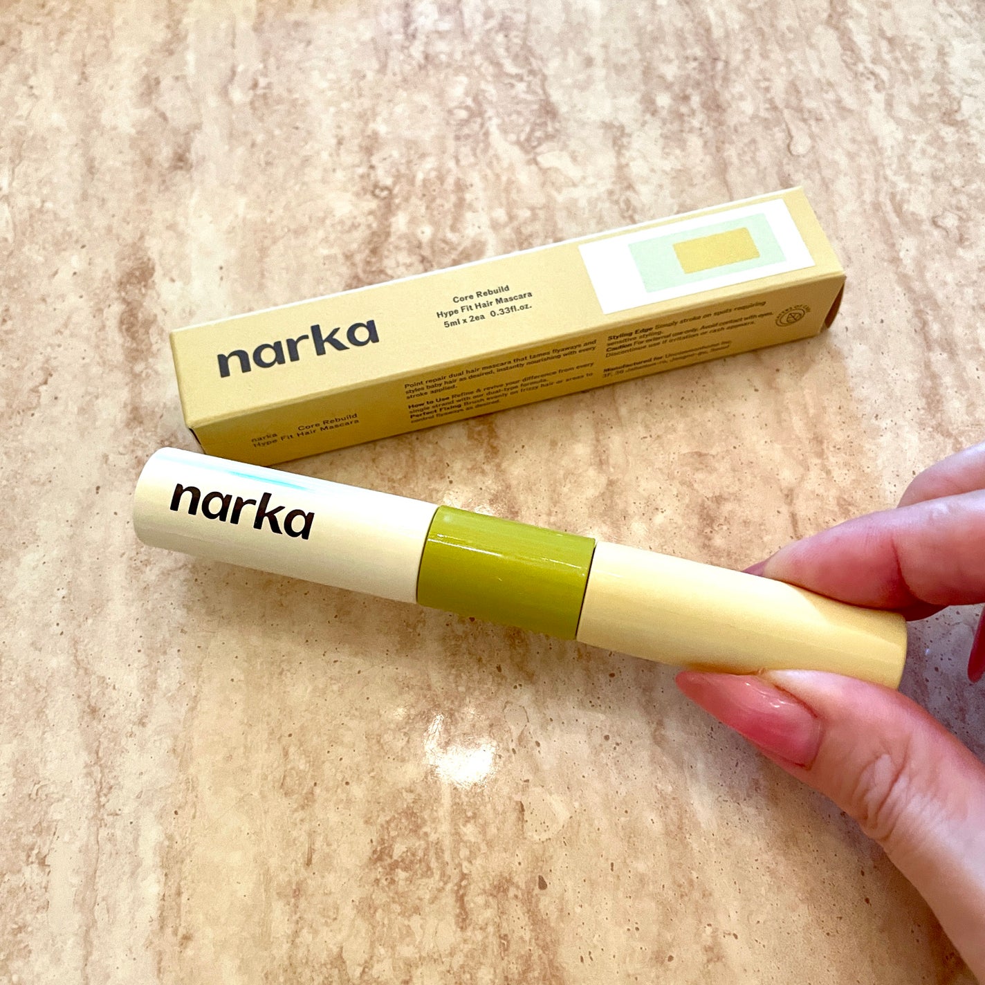 ハイプフィットヘアマスカラ/narka/その他スタイリングを使ったクチコミ(1枚目)