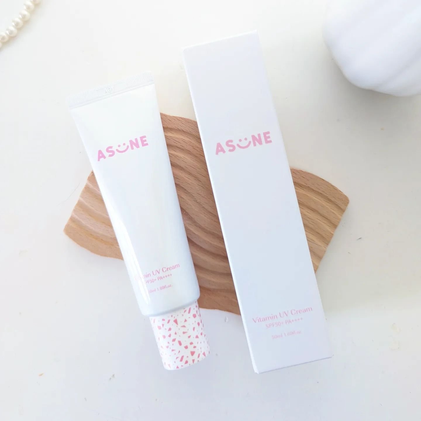 ビタミン UVクリーム/ASUNE /日焼け止めクリームを使ったクチコミ（2枚目）