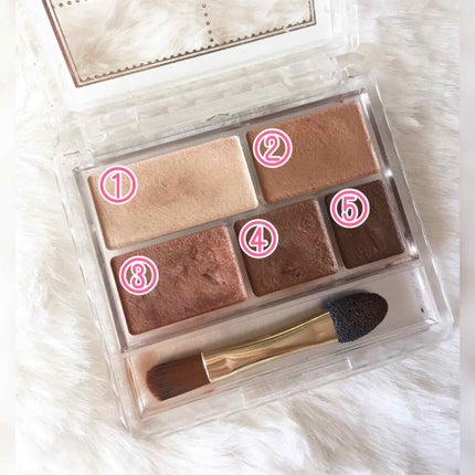 パーフェクトマルチアイズ/キャンメイク/アイシャドウパレットを使ったクチコミ(3枚目)